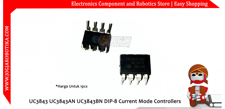 UC3843 UC3843AN UC3843BN DIP-8 Current Mode Controllers