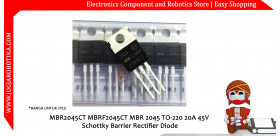 MBR2045CT MBR 2045 TO-220 20A 45V Schottky Barrier Rectifier Diode