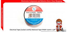 Electrical Tape (Isolasi Listrik) National Tape Width 15mm x 5/8"