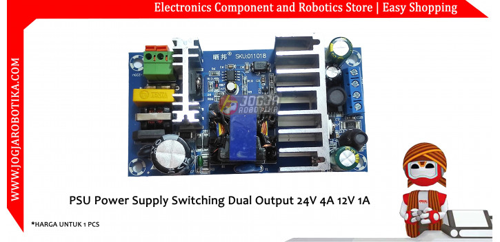 PSU Power Supply Switching Dual Output 24V 4A 12V 1A