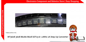 MT3608 3608 B6280 B628 SOT23-6 1.2MHz 2A Step Up Converter