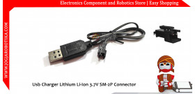 Usb Charger Lithium Li-Ion 3.7V SM-2P Connector