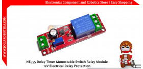 NE555 Delay Timer Monostable Switch Relay Module 12V Electrical Delay Protection