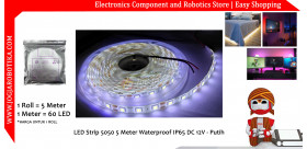 LED Strip White 5050 5 Meter Waterproof IP65