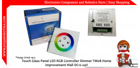 Touch Glass Panel LED RGB Controller Dimmer TM08 Home Improvement Wall DC12-24V