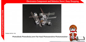 Photodiode Photodioda 5mm Flat Head Photosensitive Phototransistor