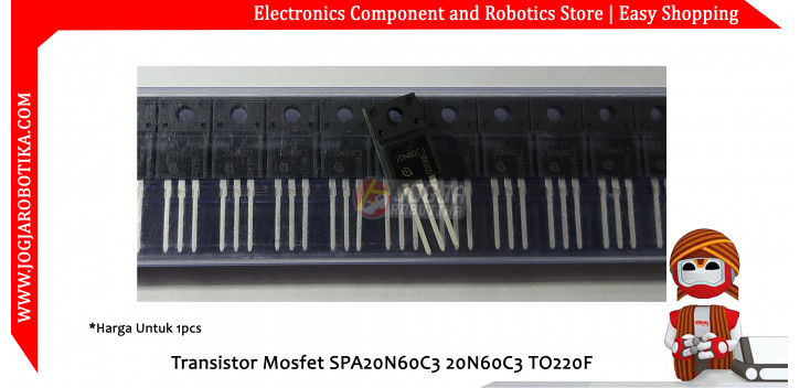 Transistor Mosfet SPA20N60C3 20N60C3 TO220F