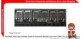 AOD482 AOD 482 AOI482 D482 N-Channel Mosfet 32A 100V SMD TO-252