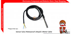 Sensor Suhu Waterproof LM35DZ 1Meter Cabble