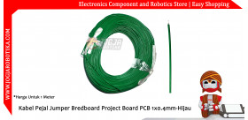 Kabel Pejal Jumper Bredboard Project Board PCB 1x0.4mm-Hijau