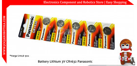 Battery Lithium 3V CR1632 Panasonic