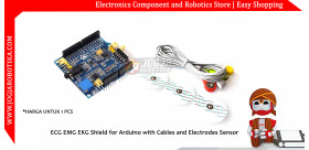 ECG EMG EKG Shield for Arduino with Cables and Electrodes Sensor
