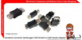 Konektor Converter Sambungan USB Female to USB Female Adapter