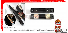 FL-2 Resistor Shunt Resistor DC 50A 75mV Digital Ammeter Ampermeter