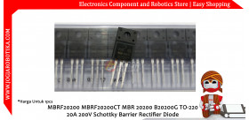 MBR20200 MBR20200CT MBR 20200 B20200G TO-220 20A 200V Schottky Barrier Rectifier Diode