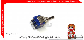MTS-203 DPDT On-Off-On Toggle Switch 6pin