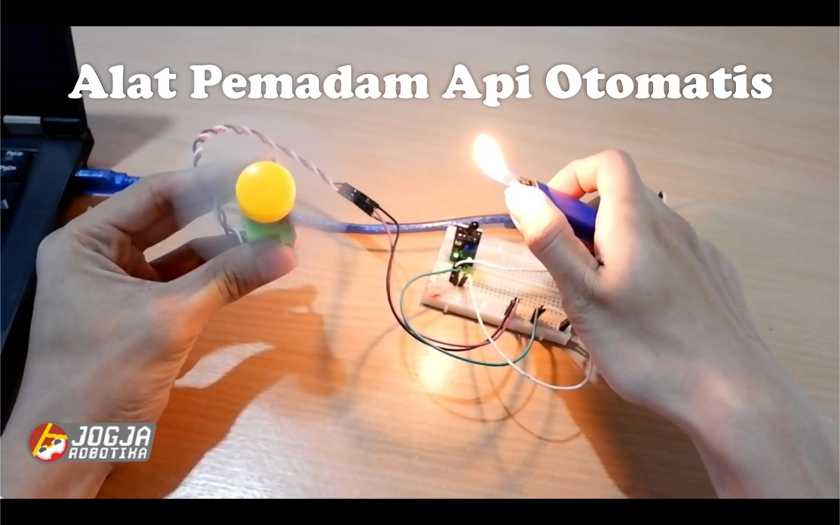 Pemadam Api Otomatis (Flame Sensor)