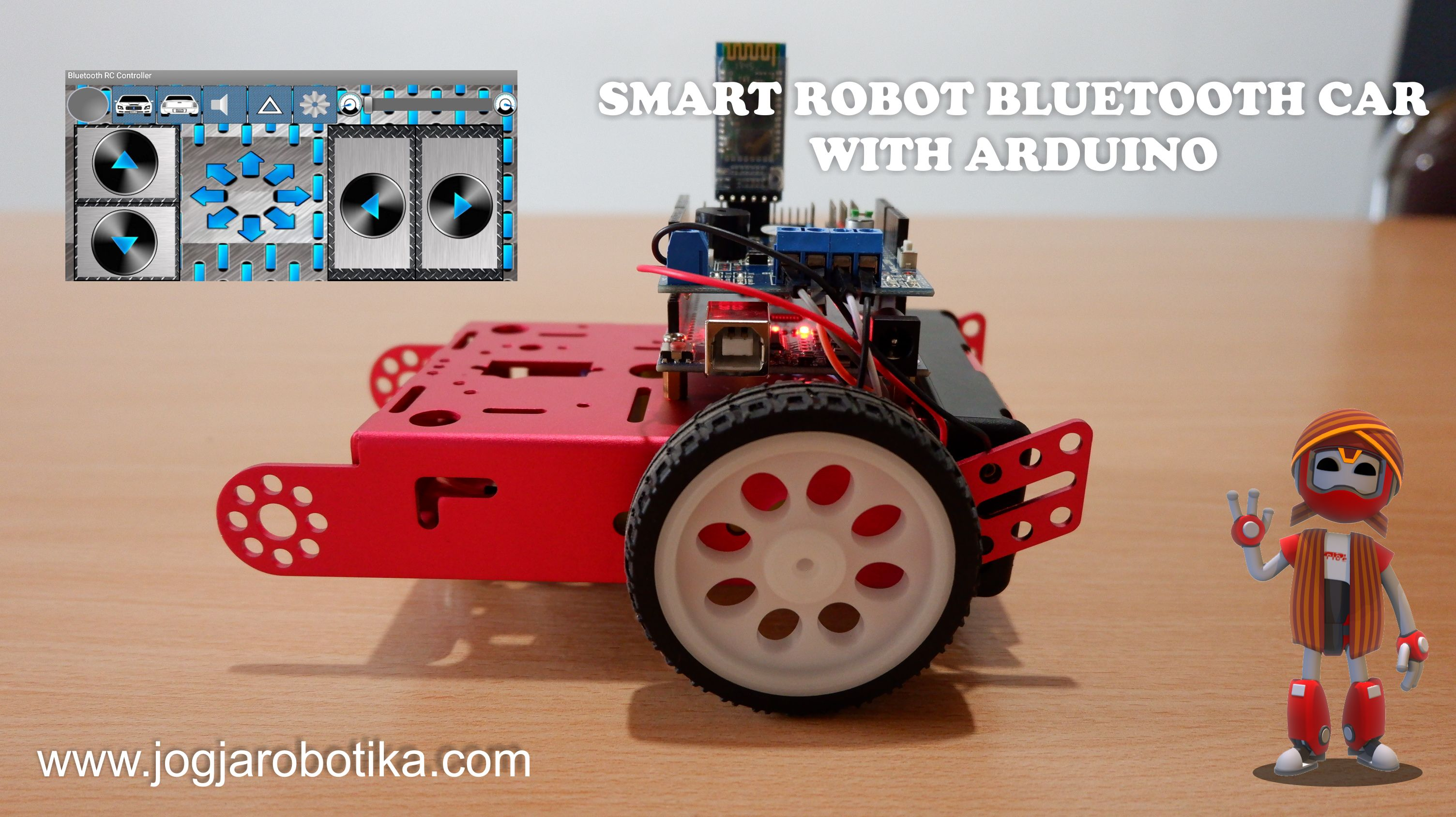 SMART ROBOT BLUETOOTH CAR with ARDUINO