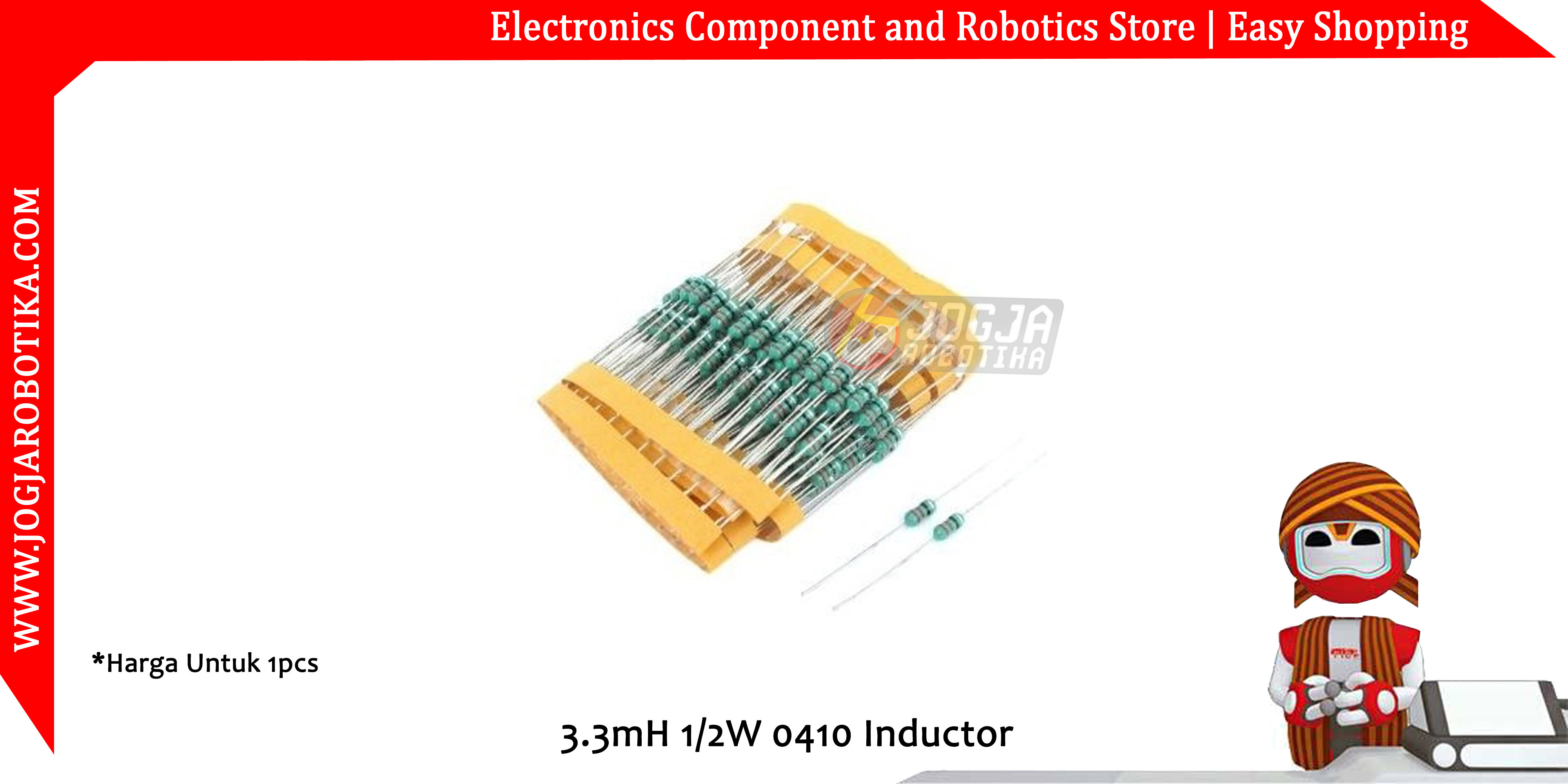 3.3mH 1/2W 0410 Inductor