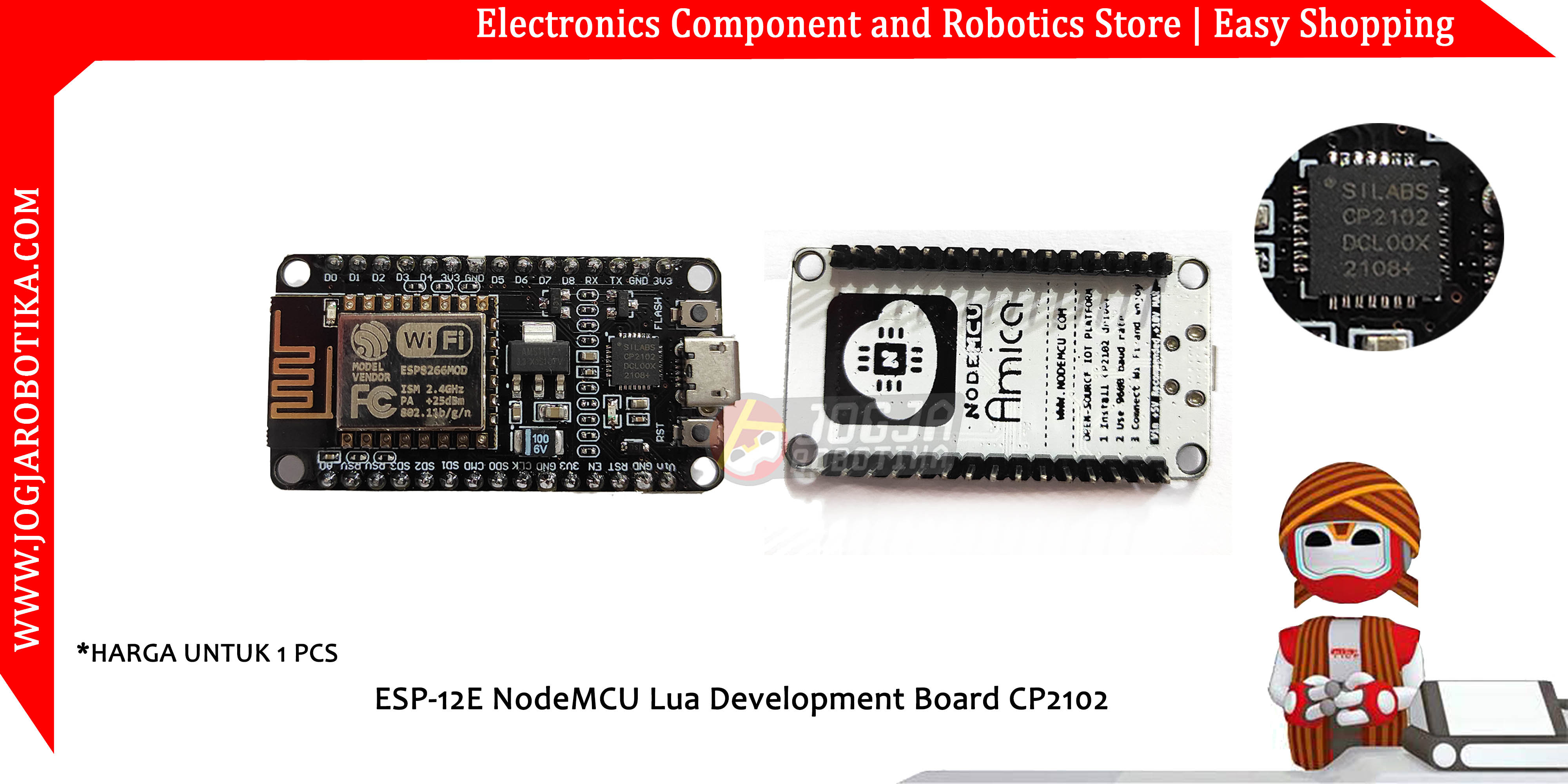 ESP-12E NodeMCU Lua Development Board CP2102