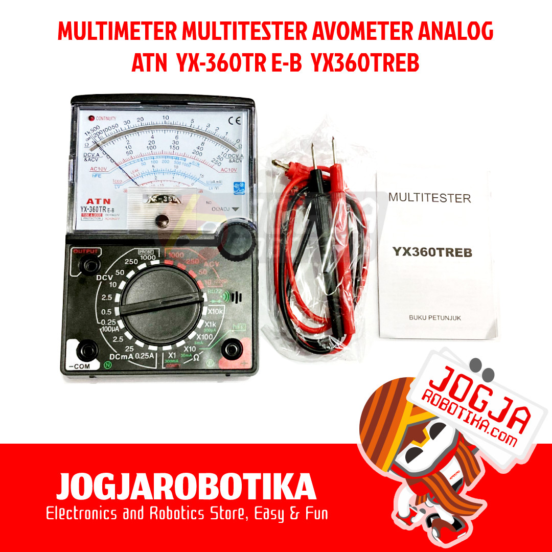 MULTIMETER MULTITESTER AVOMETER ANALOG SAMWA YX-360TREB YX 360 TREB