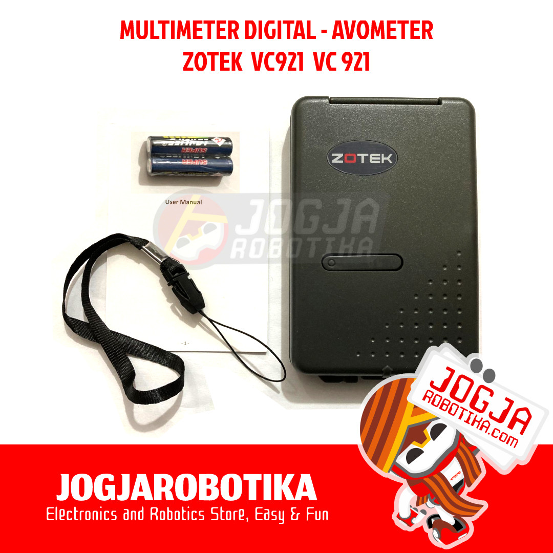 MULTIMETER DIGITAL AVOMETER ZOTEK VC921 VC 921 POCKET SIZE