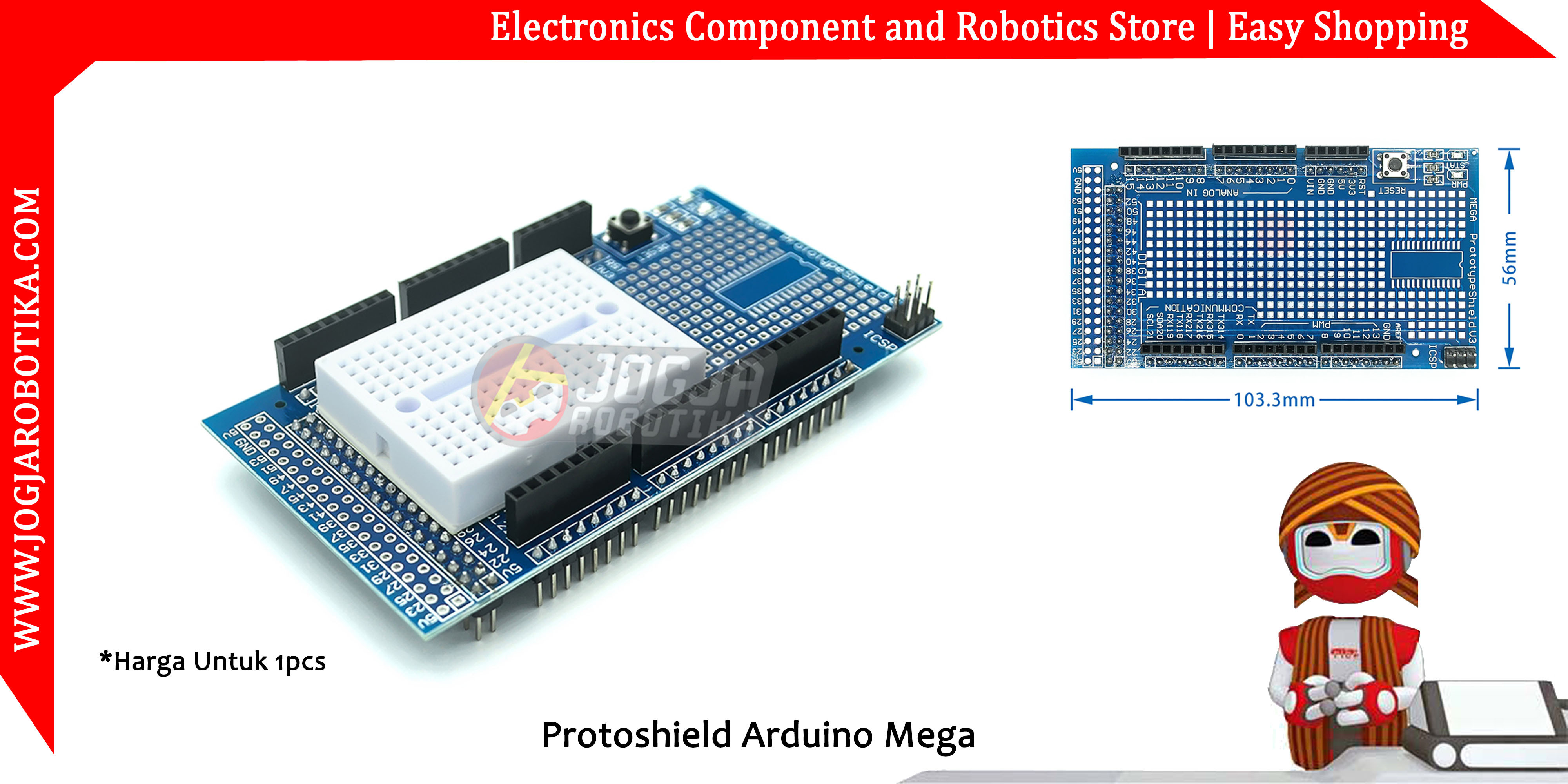 Protoshield Arduino Mega