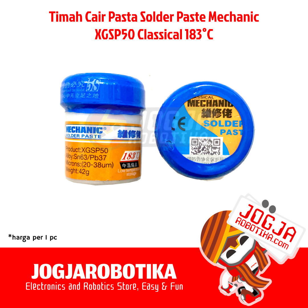 Timah Cair Pasta Solder Paste Mechanic XG-50 Classical 183°C
