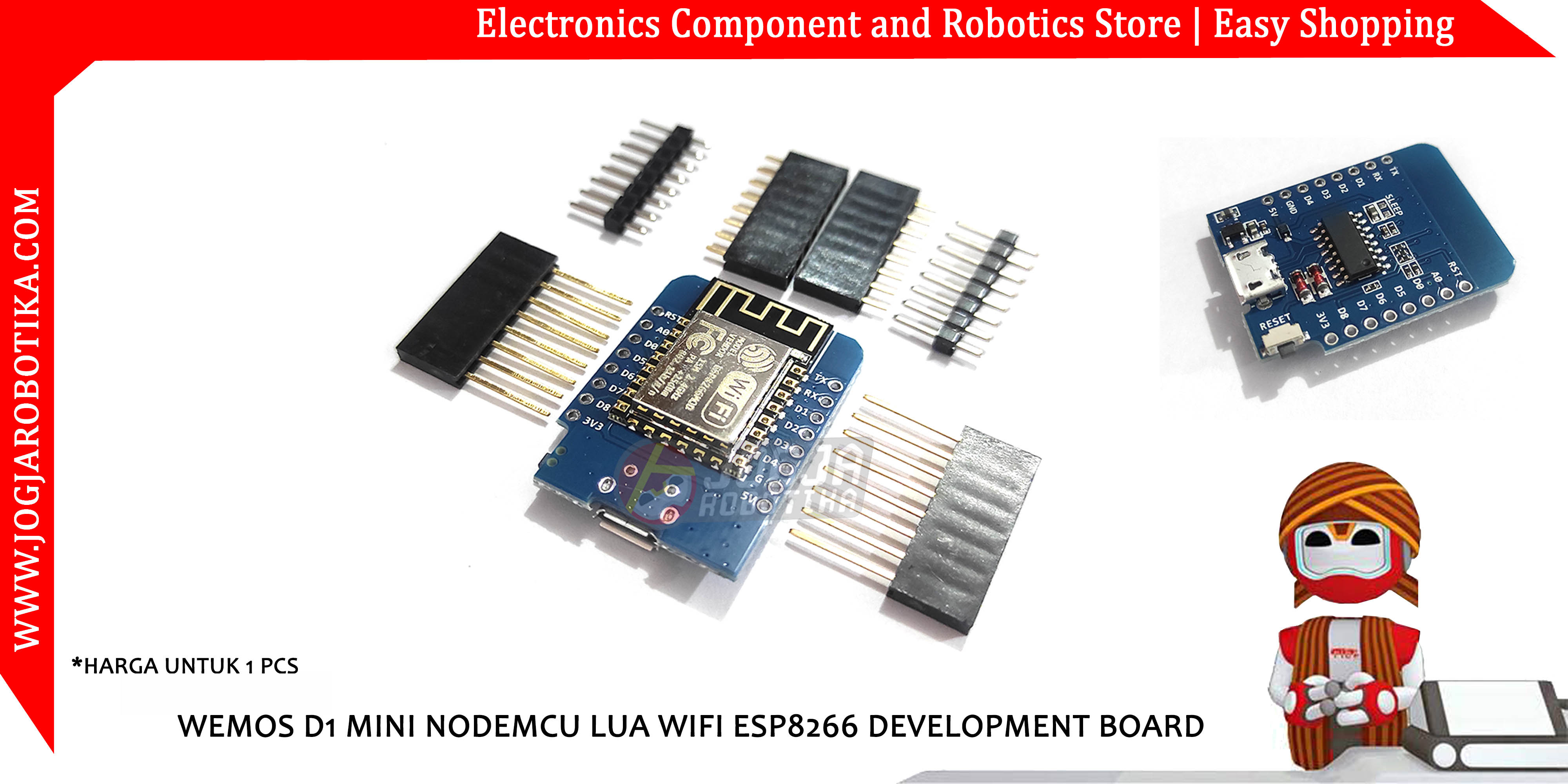 WEMOS D1 MINI NODEMCU LUA WIFI ESP8266 DEVELOPMENT BOARD