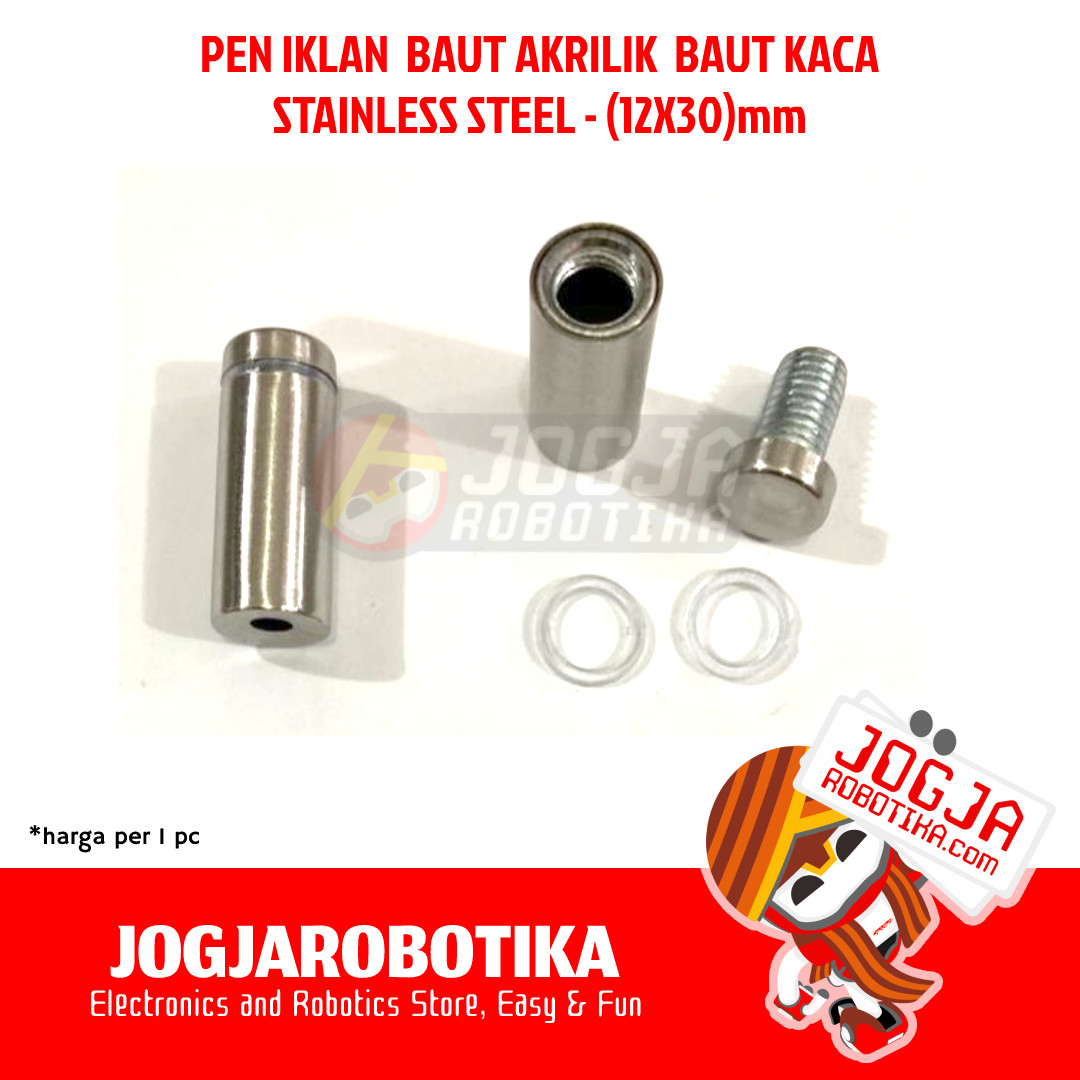 Baut Akrilik M3x10mm M3x10 Acrylic Plastik Bening Transparan