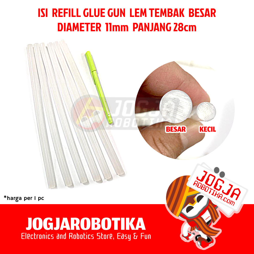 Isi Lem Tembak Glue Gun Lem Bakar 0.7cm x 20cm