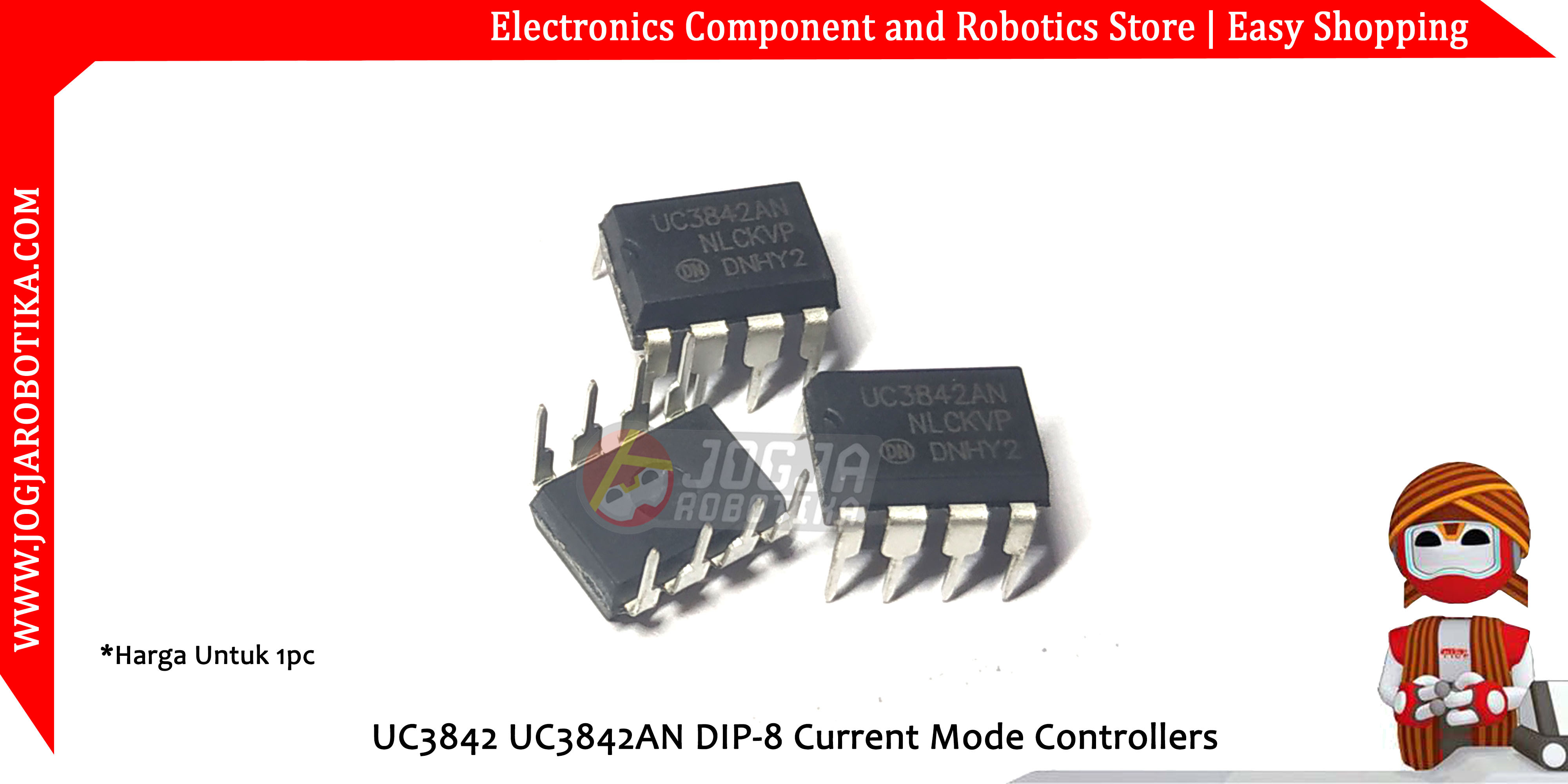 UC3842 UC3842AN DIP-8 Current Mode Controllers