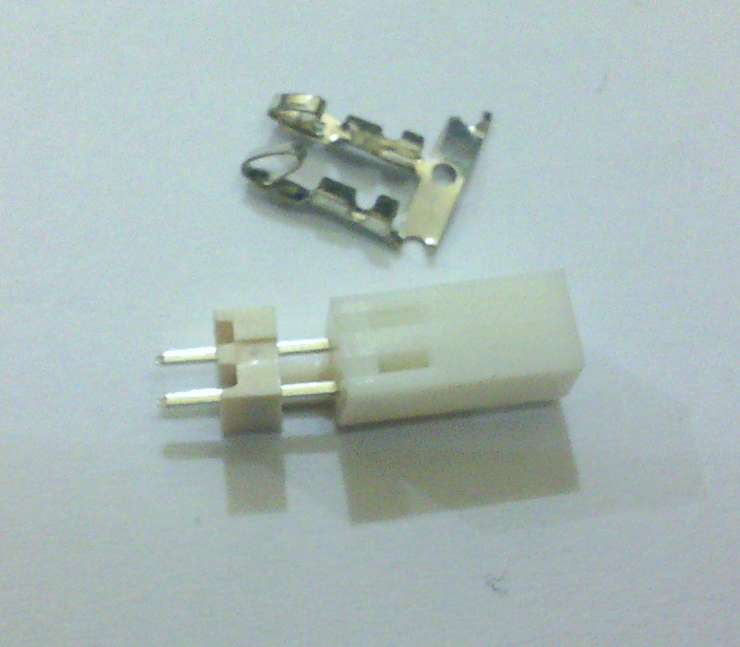 White Housing 2 Pin (kaki lurus)