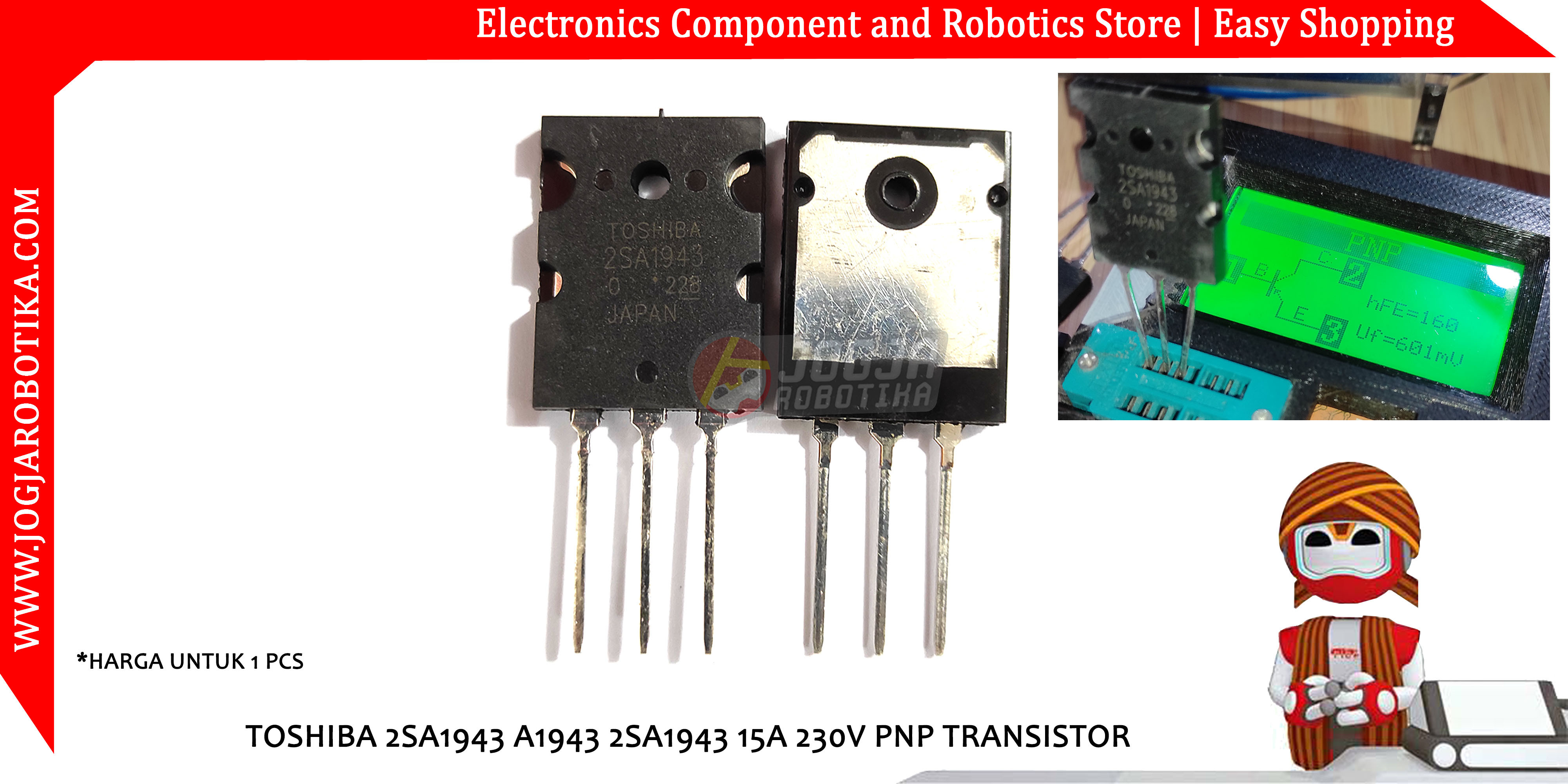 Toshiba 2SA1943 A1943 2SA1943 15A 230V PNP Transistor