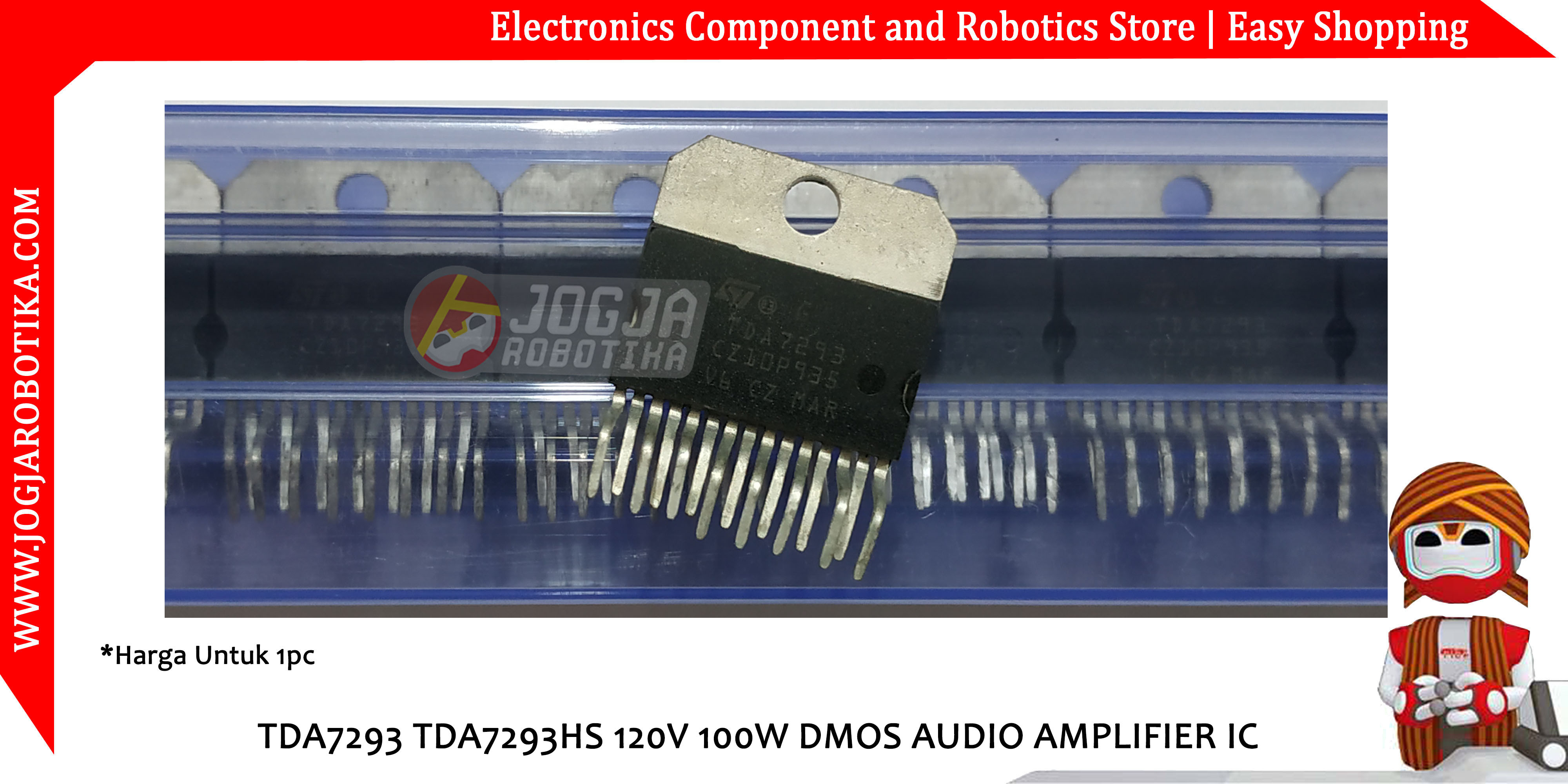 TDA7293 TDA7293HS 120V 100W DMOS AUDIO AMPLIFIER IC