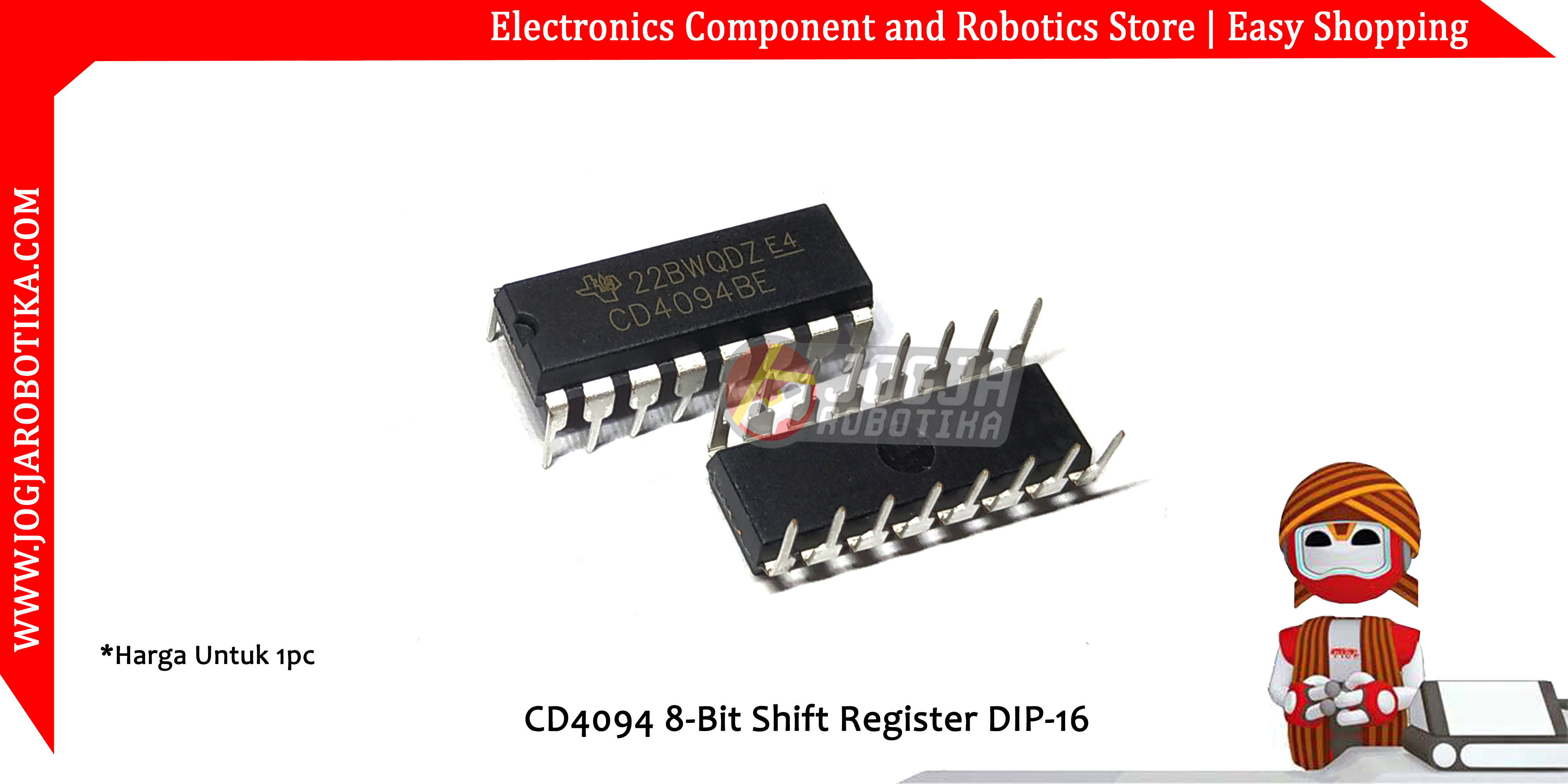 CD4094 8-Bit Shift Register DIP-16