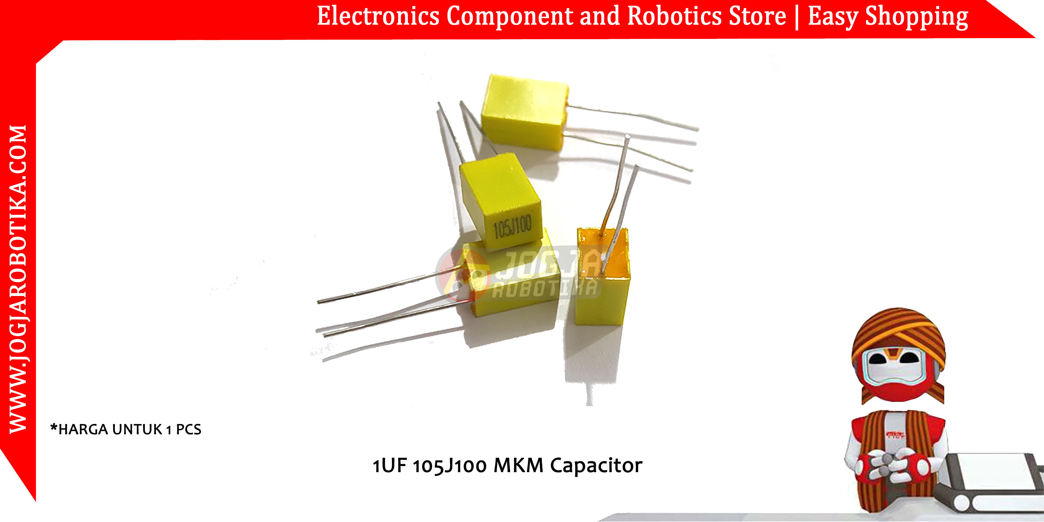 1UF 105J100 MKM Capacitor