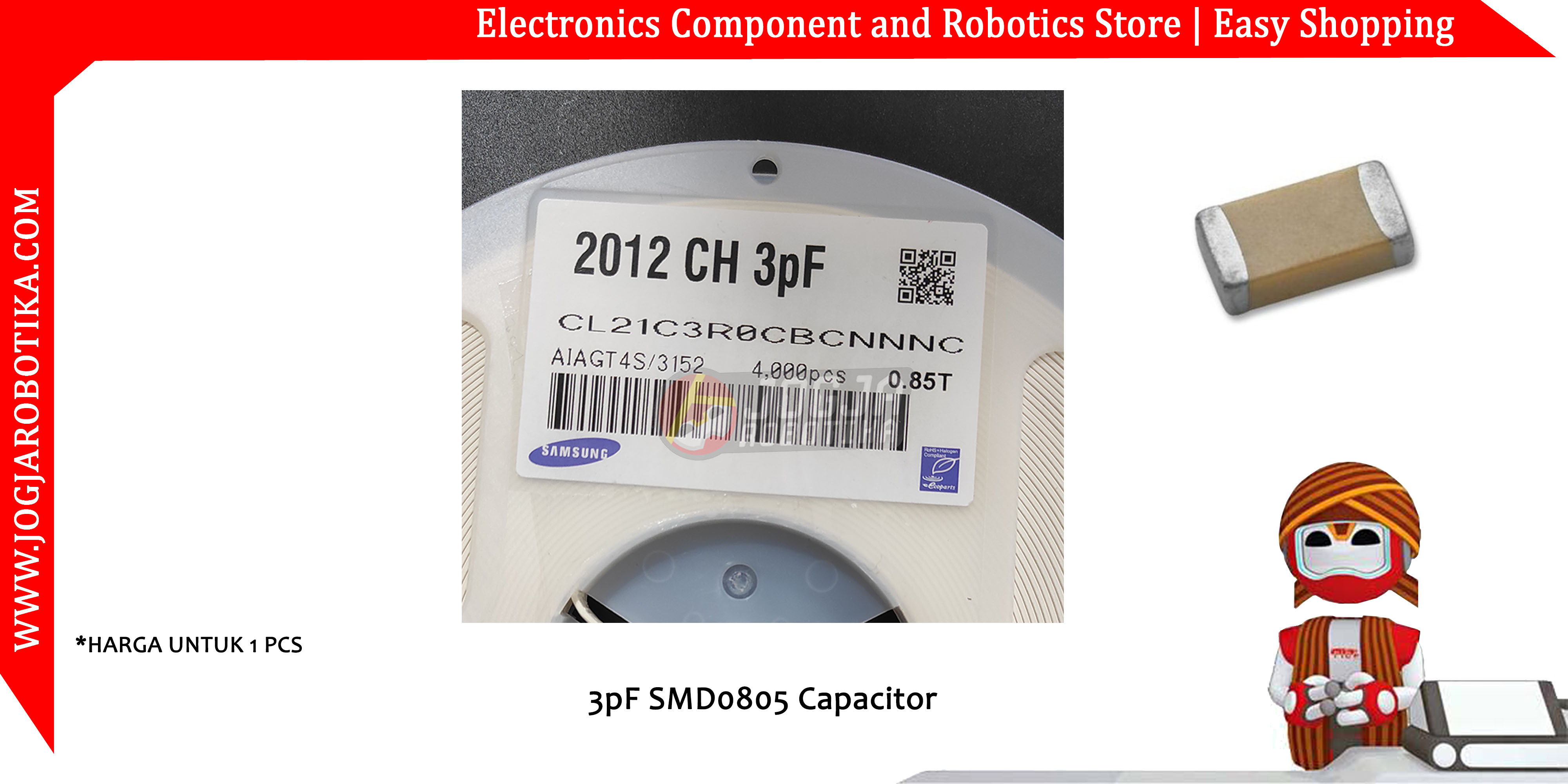 3pF SMD0805 Capacitor