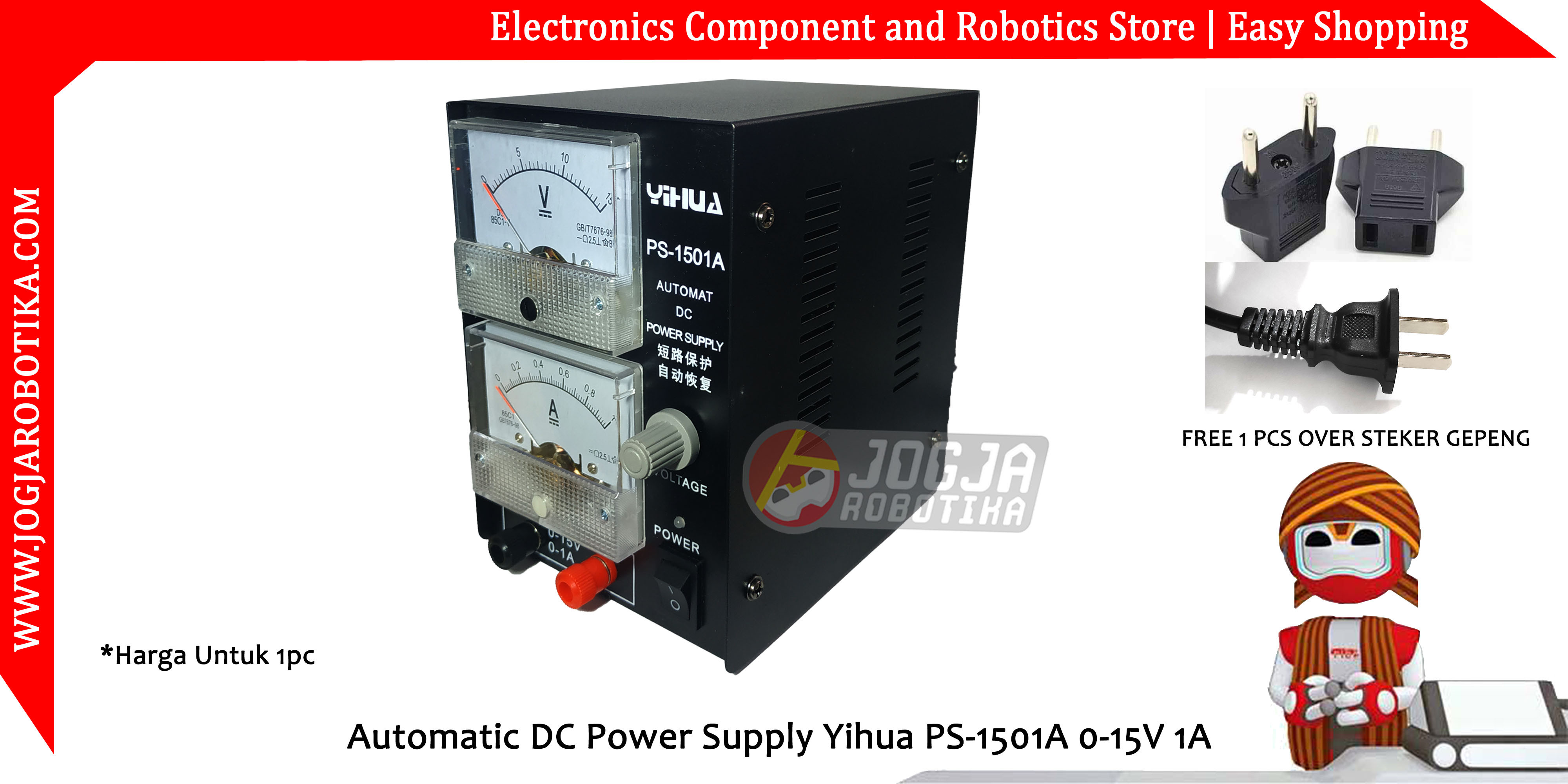 Automatic DC Power Supply Yihua PS-1501A 0-15V 1A
