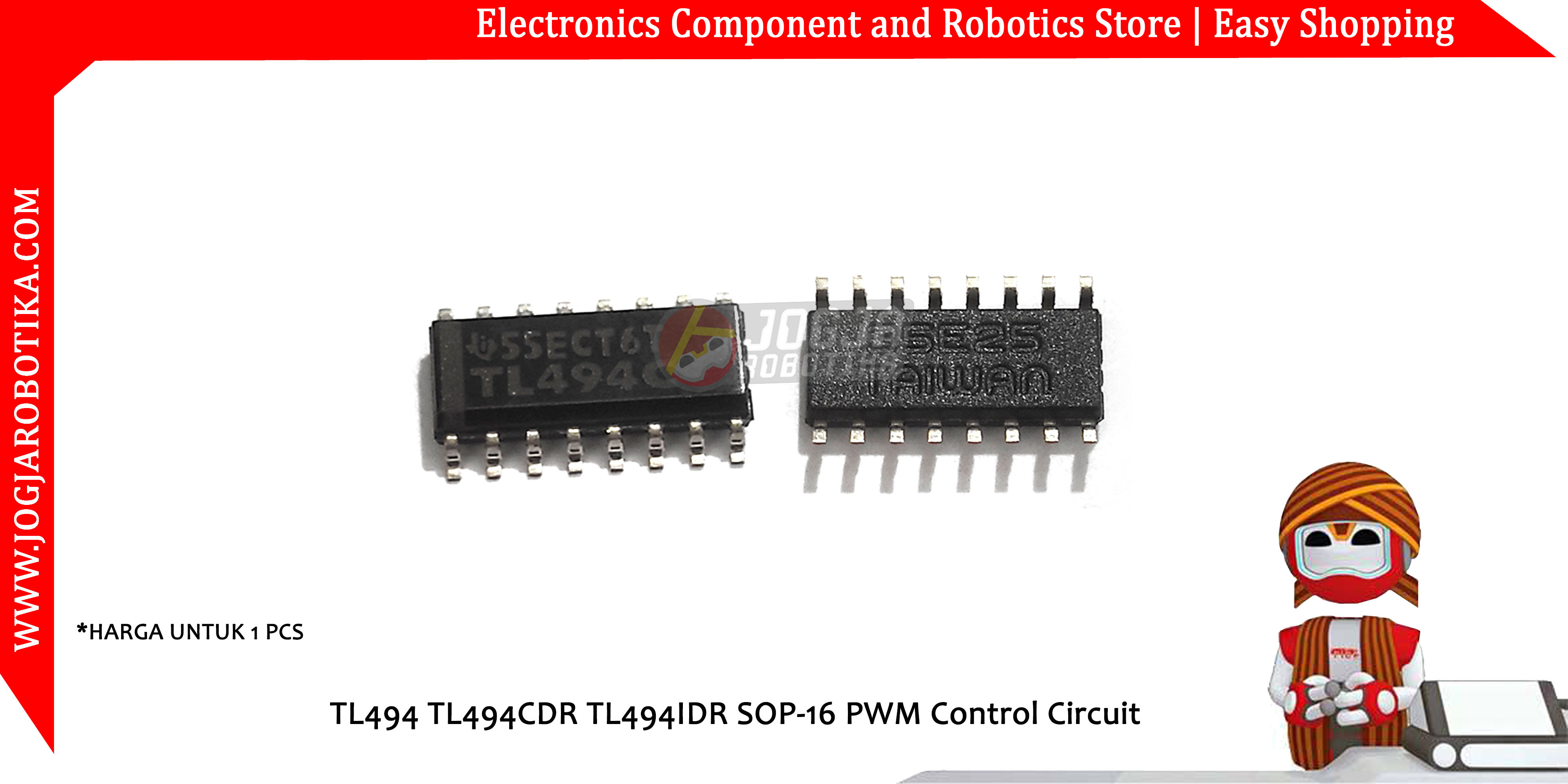 TL494 TL494CDR TL494IDR SOP-16 PWM Control Circuit