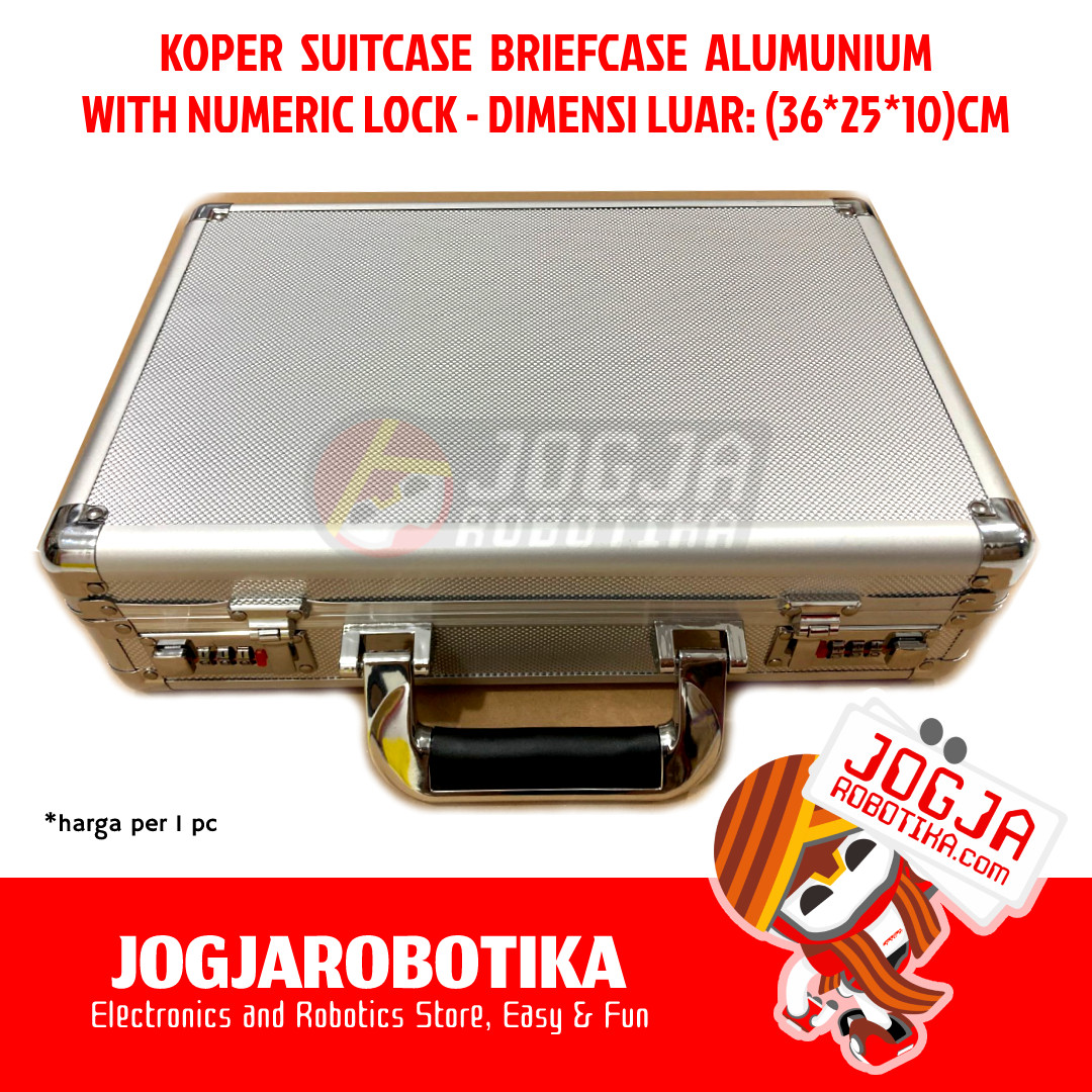 Koper Hardcase Lapis Alumunium 34.5x24x12 Cm