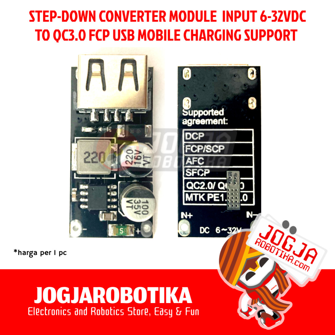 LM2596 adjustable DC-DC step down module ultra compact input 3-40V output 1.5-35V