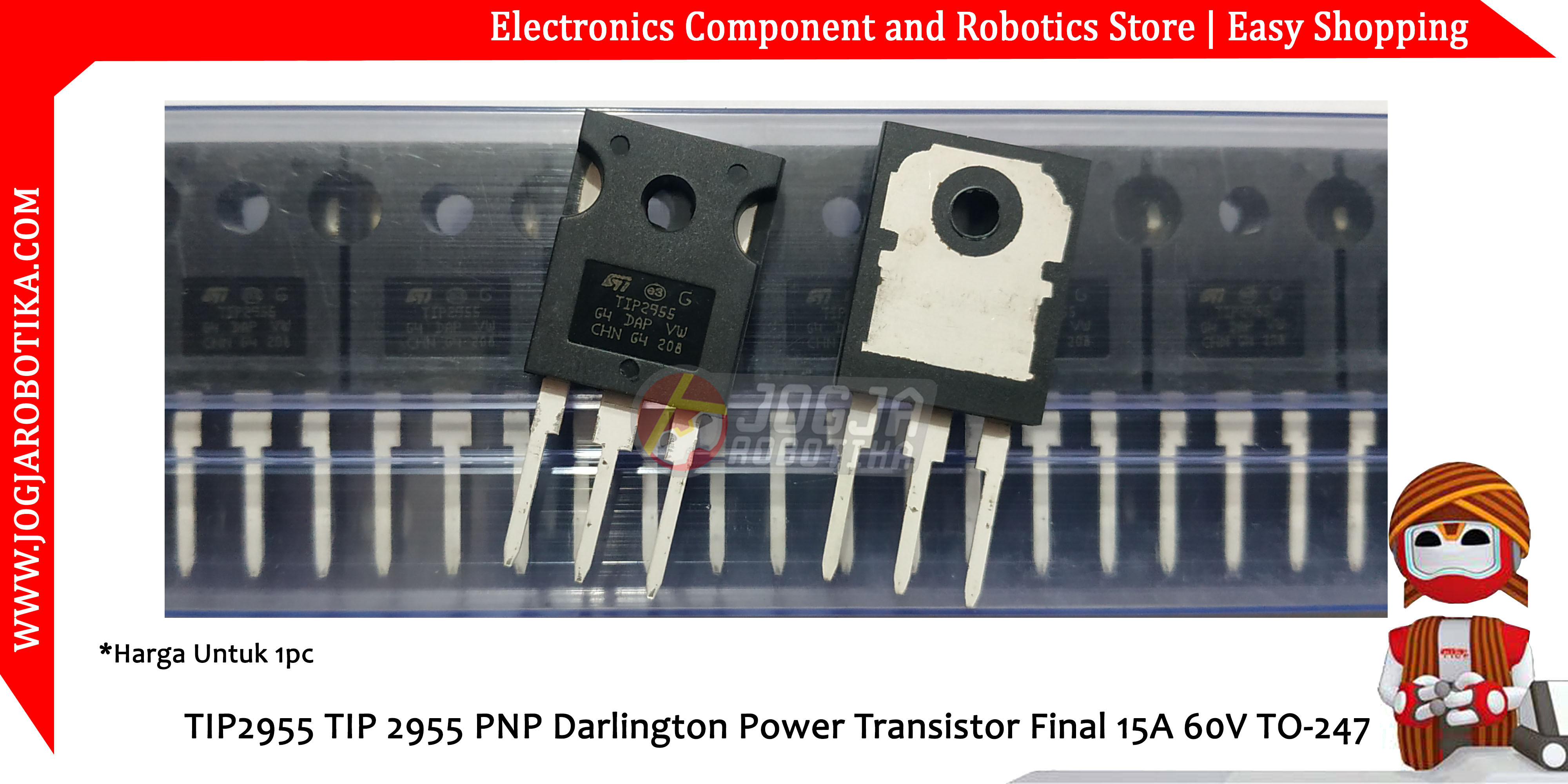 TIP2955 TIP 2955 PNP Darlington Power Transistor Final 15A 60V TO-247