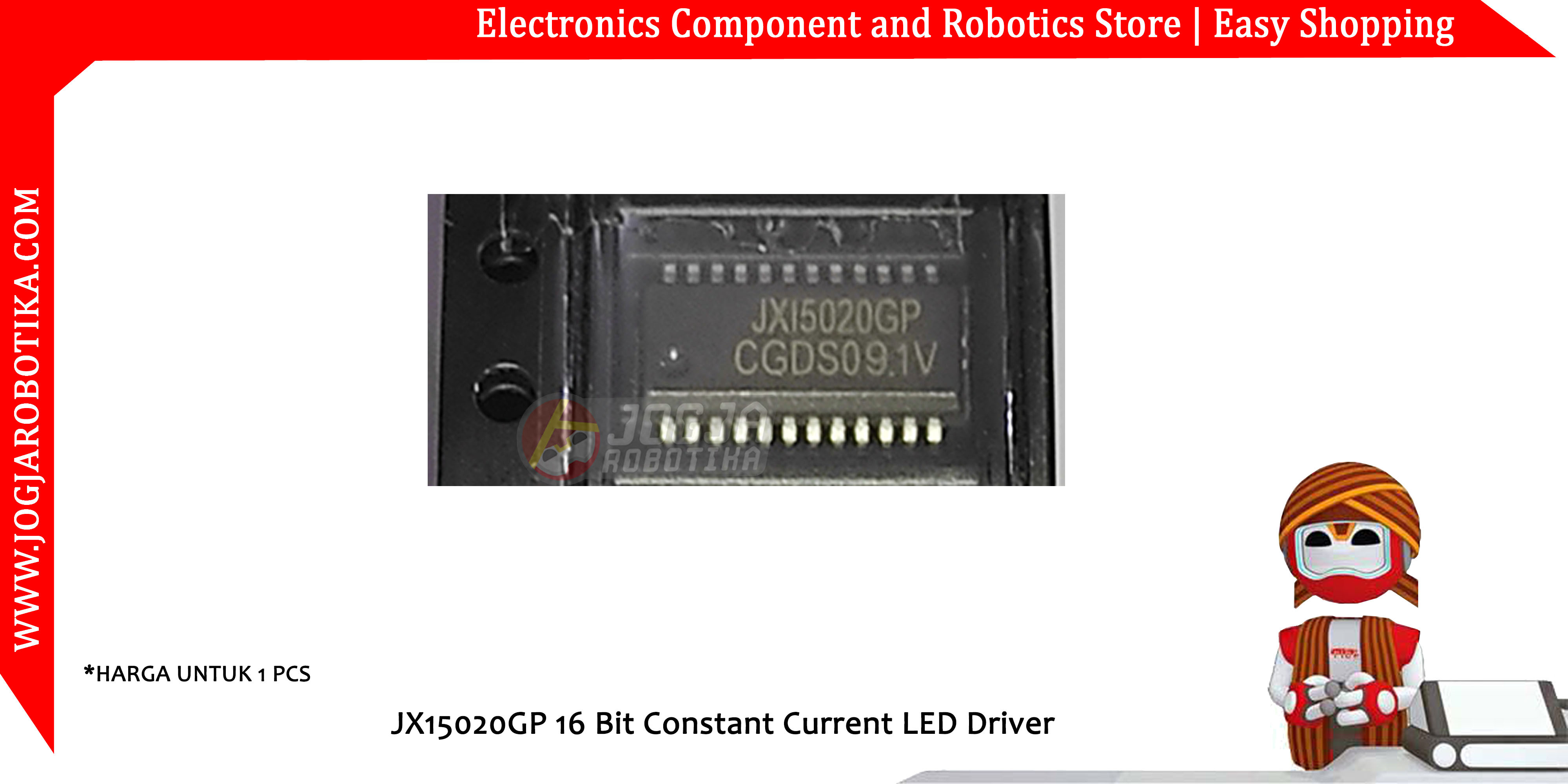 JX15020GP 16 Bit Constant Current LED Driver