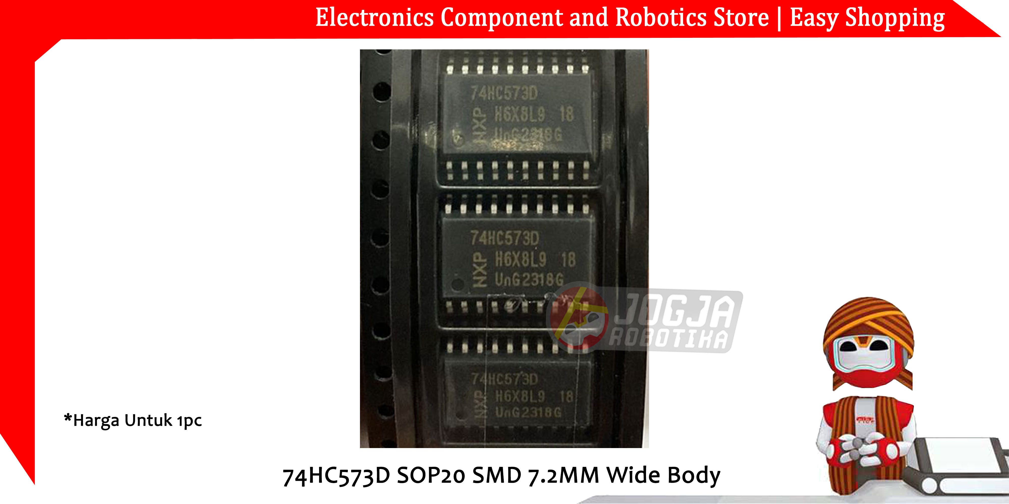74HC573D SOP20 SMD 7.2MM Wide Body
