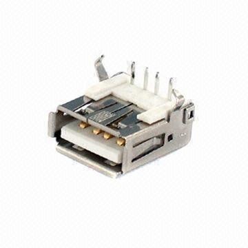 Konektor Connector USB Type A Female DIP PCB Mount