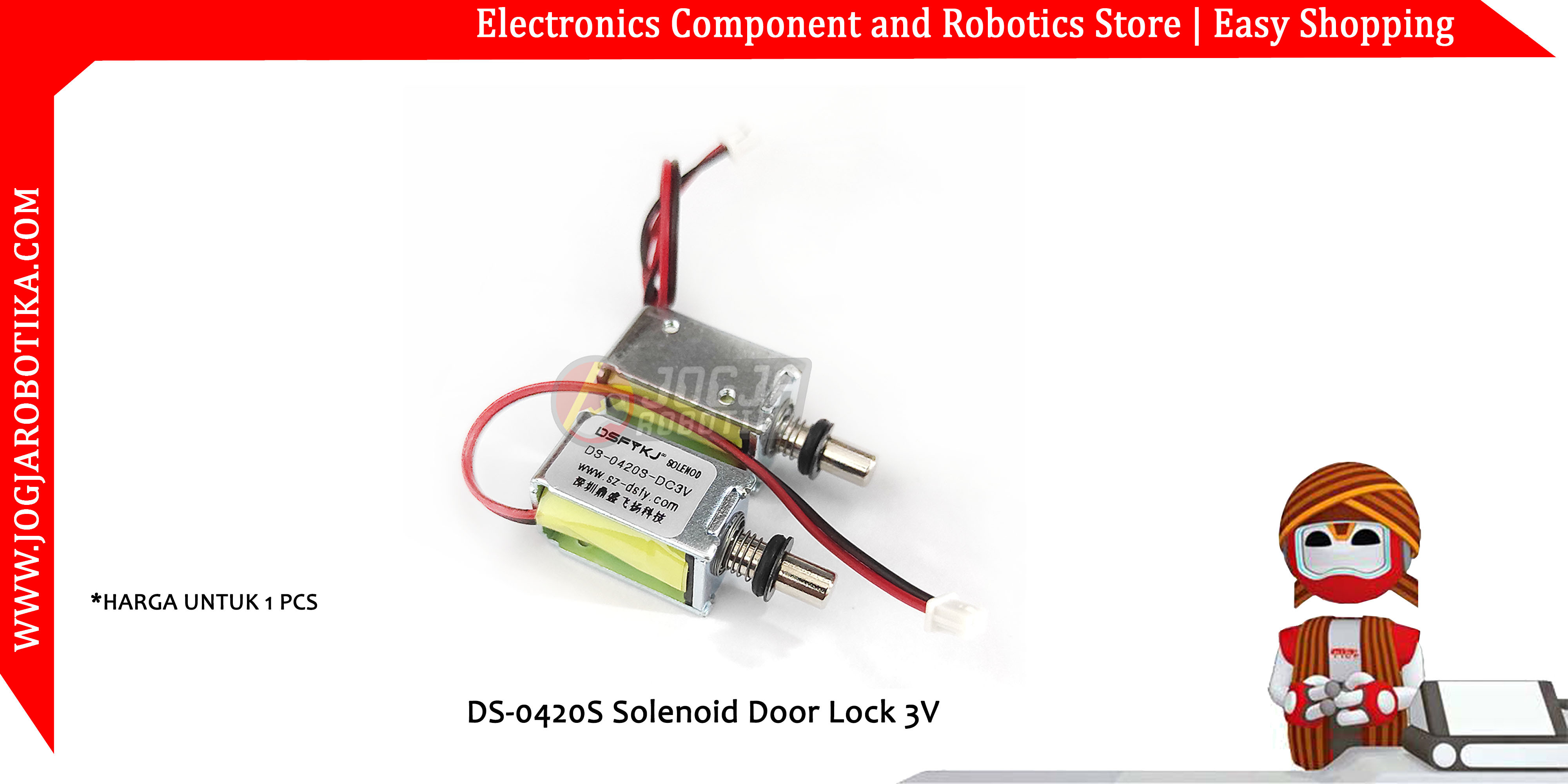 DS-0420S Solenoid Door Lock 3V