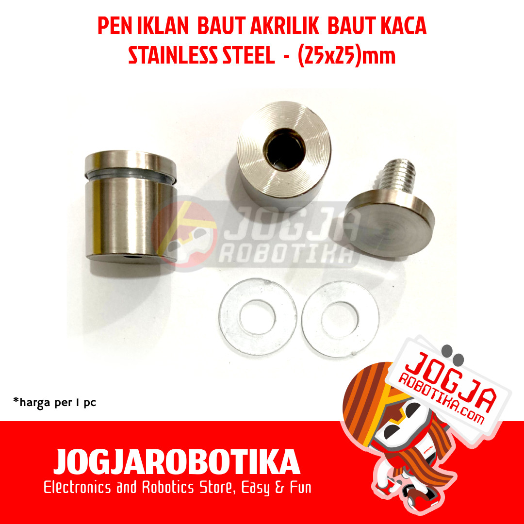 Baut Akrilik M3x10mm M3x10 Acrylic Plastik Bening Transparan