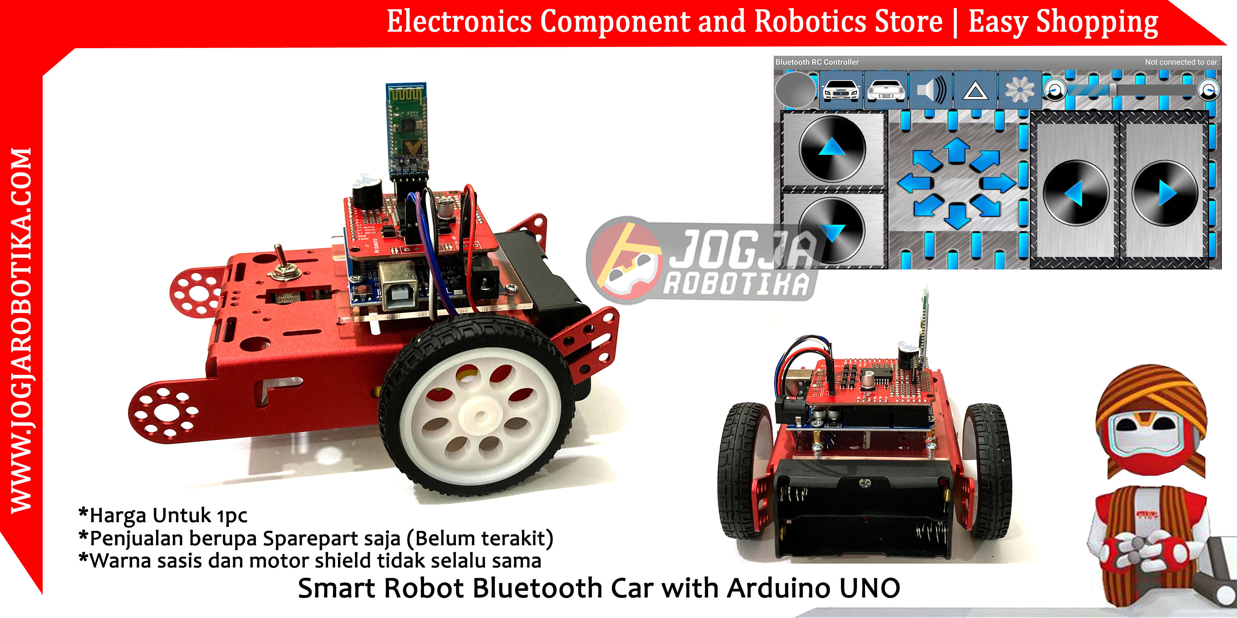 Smart Robot Bluetooth Car with Arduino UNO