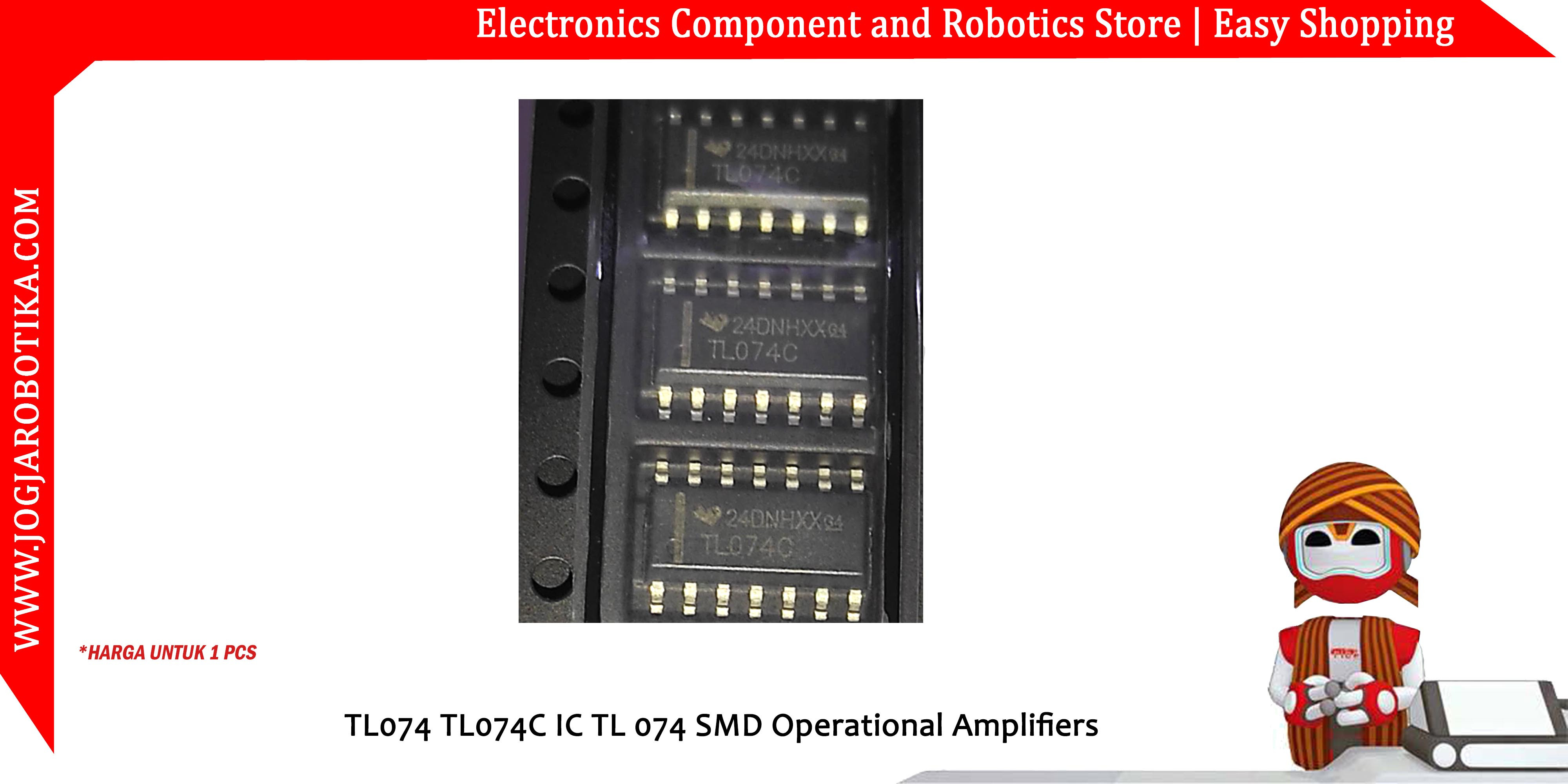 TL074 TL074C IC TL 074 SMD Operational Amplifiers